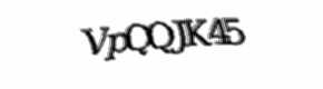 Security check image, please type the characters shown