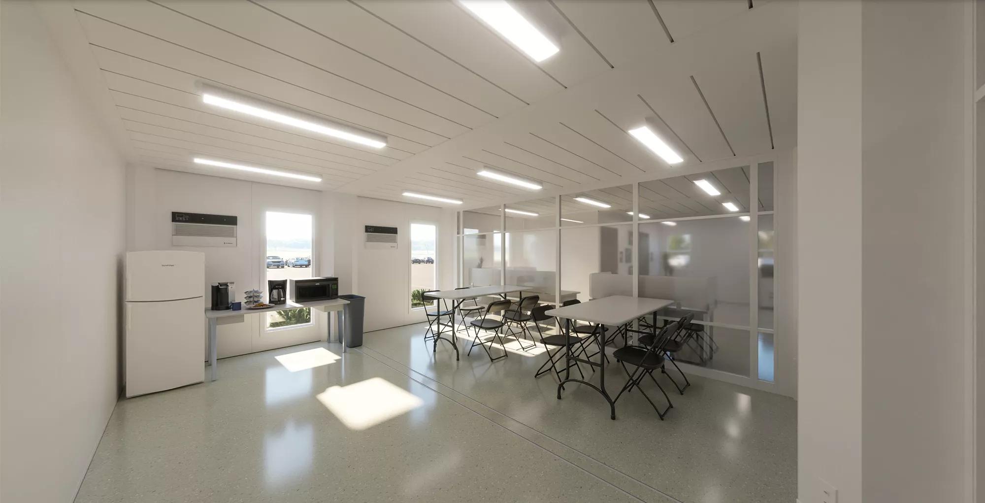 Mobile Office and Storage Space for Professional Services